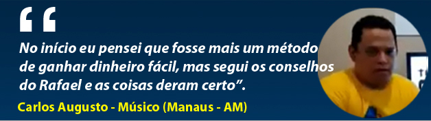 Depoimento sobre o curso Enfim, Desempregado. Clique aqui e saiba mais